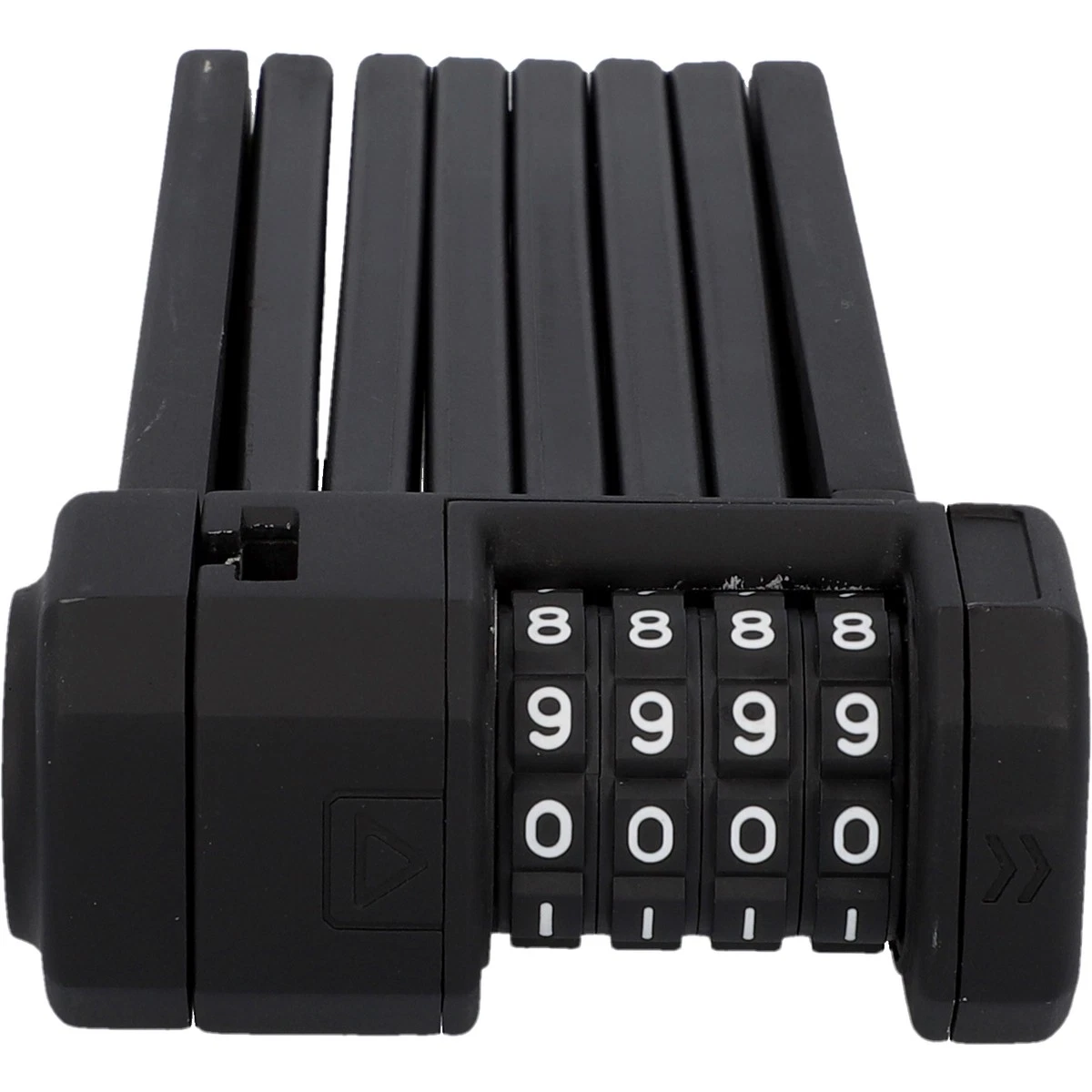 Fahrradschloss Zahlenschloss 110cm FISCHER PROTEC FN110 Faltschloss Code Fahrrad – Bild 2