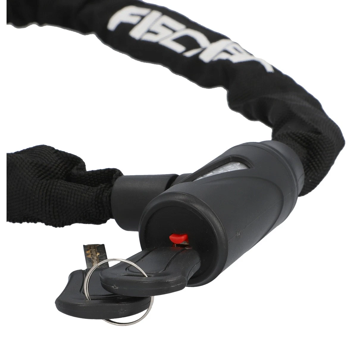 Kettenschloss FISCHER Länge 90 cm, Ø 5 mm Fahrradschloss E-Bike Fahrrad schwarz – Bild 4