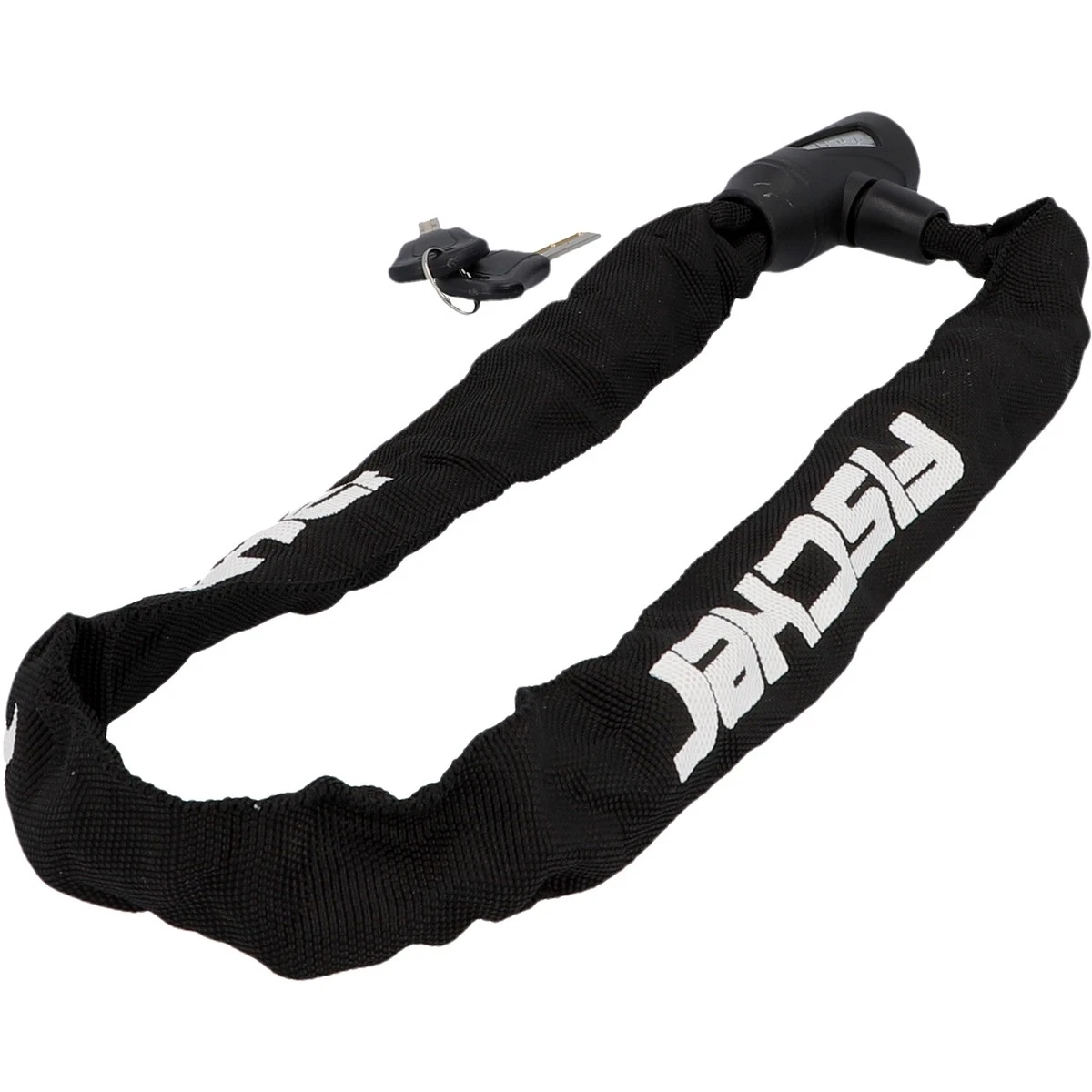 Kettenschloss FISCHER Länge 90 cm, Ø 5 mm Fahrradschloss E-Bike Fahrrad schwarz – Bild 6